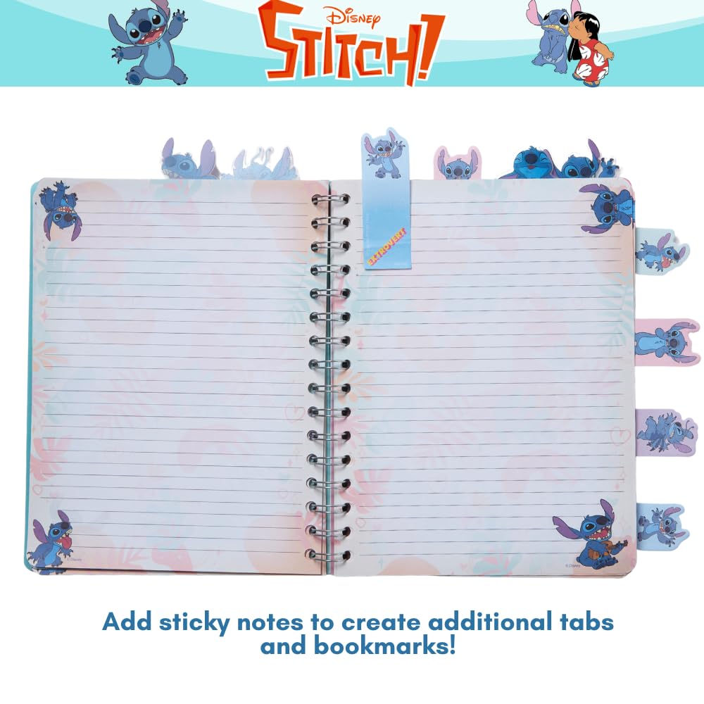 Foto 7 pulgar | Set De Cuadernos Con Diseños Innovadores Disney Stitch Tab Journal - Venta Internacional.