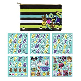 Foto 3 | Estuche Para Lápices Fashion Angels Rebel Girls, 3 Anillas, Con Pegatinas - Venta Internacional.