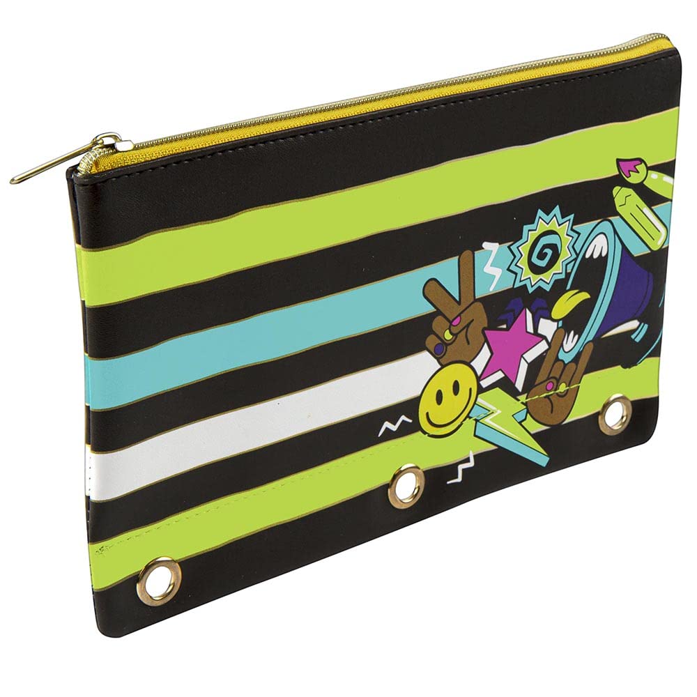 Foto 6 | Estuche Para Lápices Fashion Angels Rebel Girls, 3 Anillas, Con Pegatinas - Venta Internacional.
