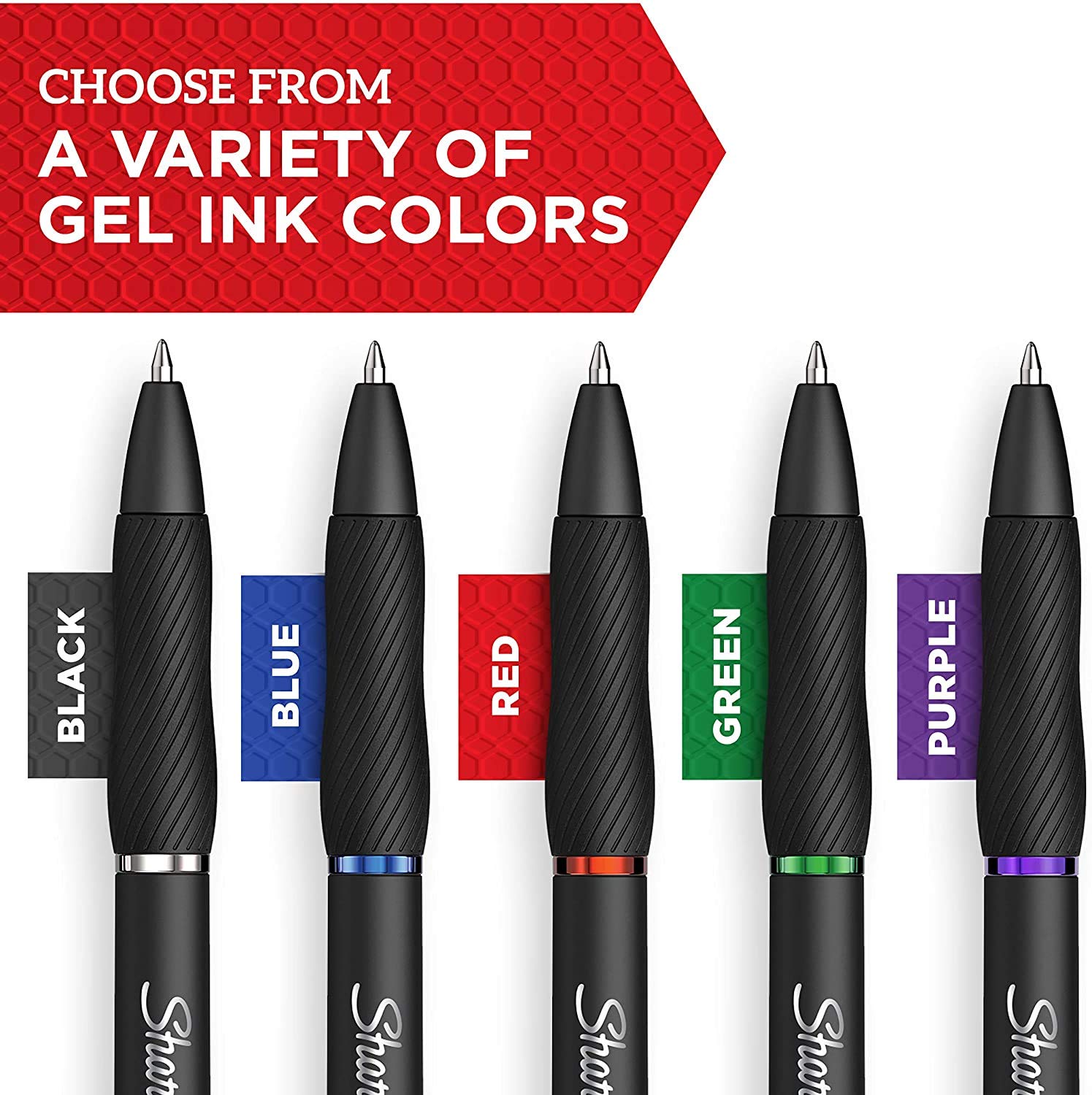 Foto 4 pulgar | Bolígrafo De Gel Sharpie S-gel, Punta Mediana, 0,7 Mm, Tinta Negra, 12 Unidades - Venta Internacional.