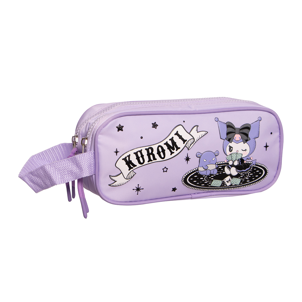 Foto 3 pulgar | Lapicera Doble Para Niñas Sanrio Kuromi (kuromi)