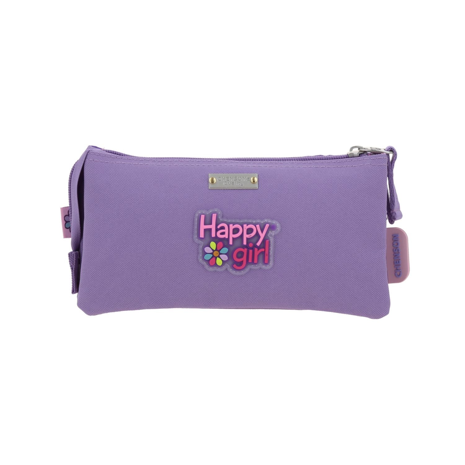 Foto 5 pulgar | Lapicera Morada Con Flores Happy Girl Bagster
