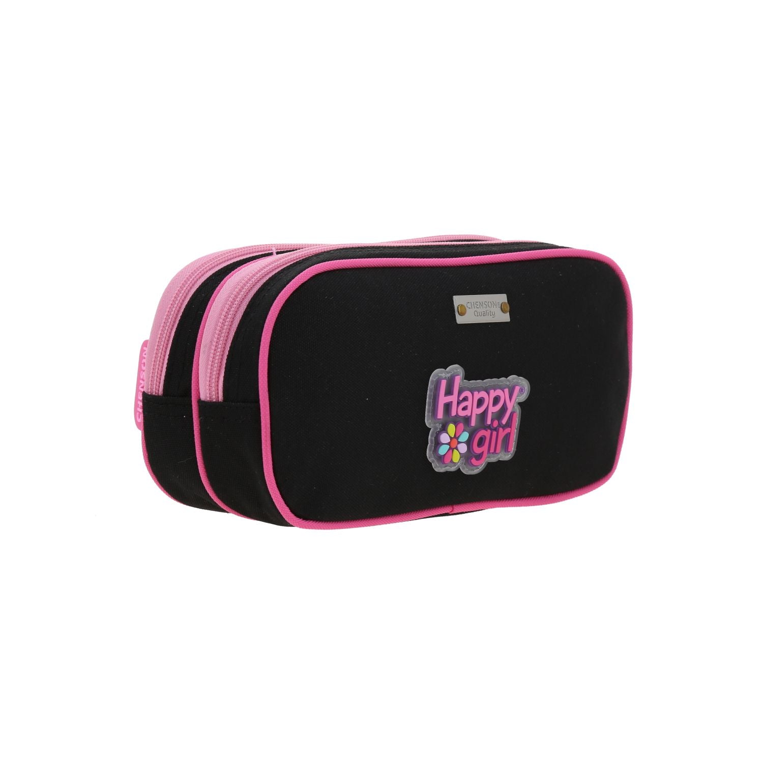 Foto 4 pulgar | Lapicera Fuchsia Con Negro Happy Girl  Strong
