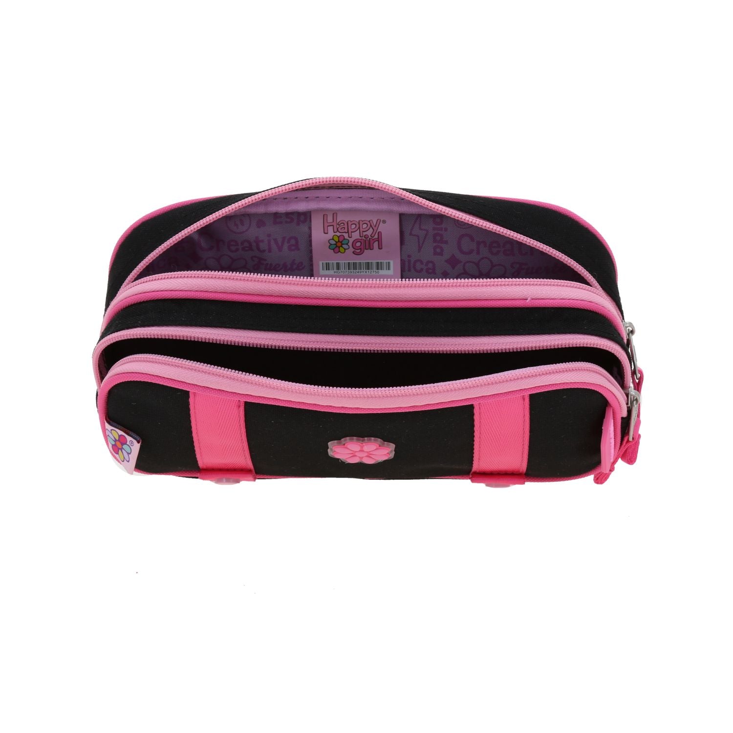 Foto 8 pulgar | Lapicera Fuchsia Con Negro Happy Girl  Strong