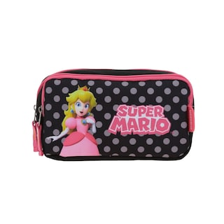 Foto 1 | Lapicera Negra Princesa Peach Estampado De Lunares Mario Bros Chenson Loly