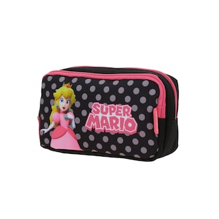 Foto 2 | Lapicera Negra Princesa Peach Estampado De Lunares Mario Bros Chenson Loly