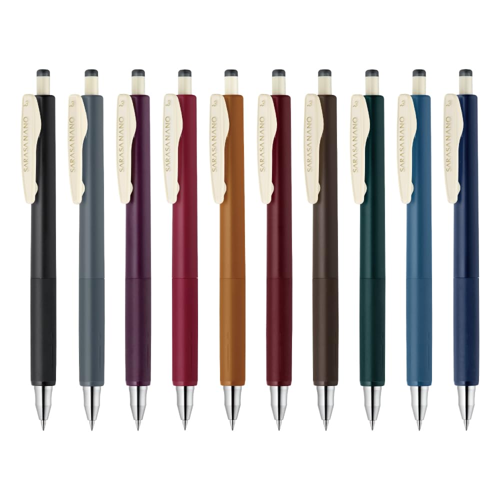 Bolígrafo De Gel Zebra Sarasa Nano, Color Vintage, 0,3 Mm, 10 Unidades - Venta Internacional. $1,039