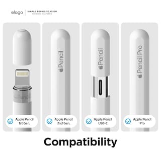 Foto 2 | Soporte Para Lápiz Sleeve Elago, Paquete De 2 Unidades Para Apple Pencil - Venta Internacional.