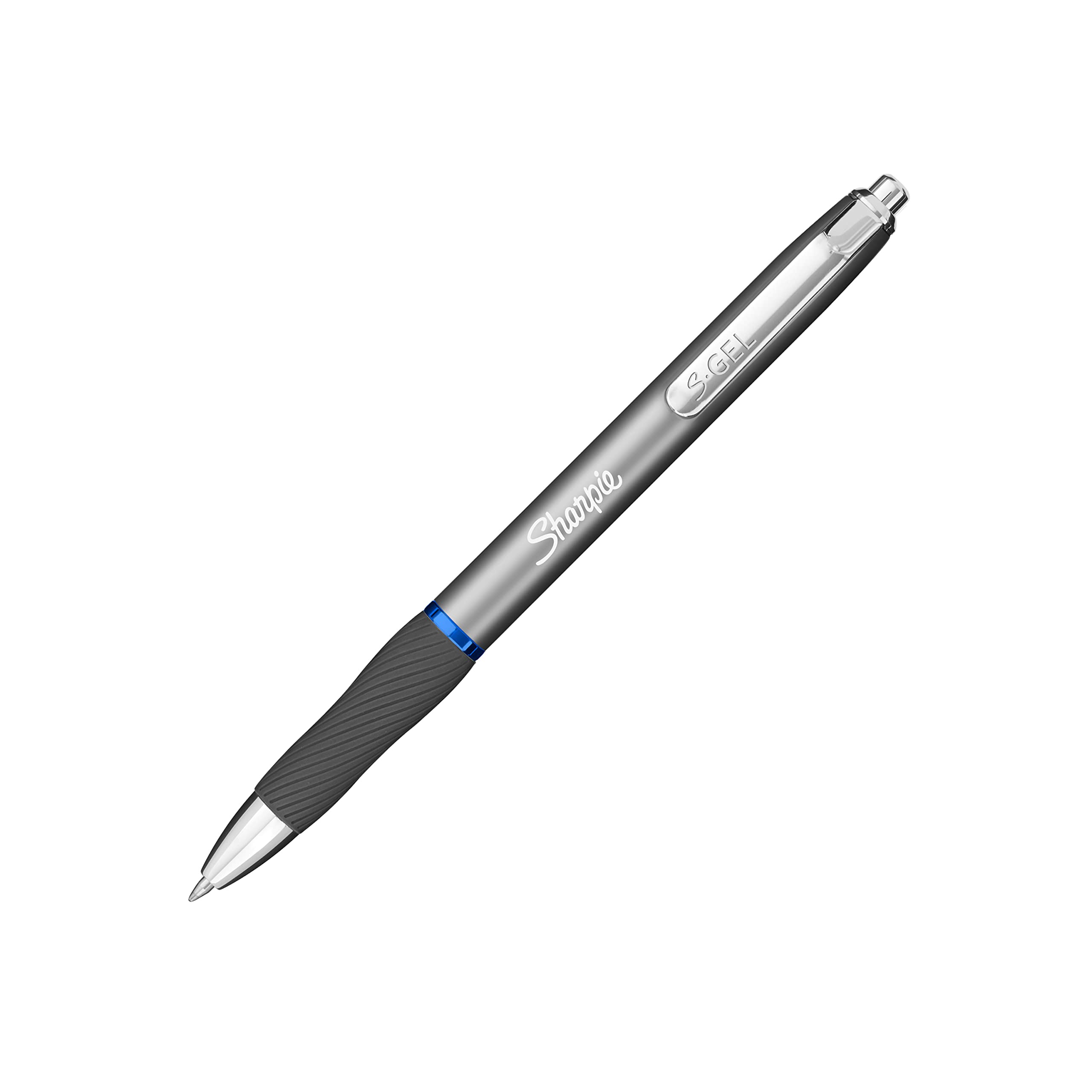 Foto 4 pulgar | Bolígrafos De Gel Sharpie S-gel Sleek Con Forma De Barril De Metal, Tinta Azul, 12 Unidades - Venta Internacional.