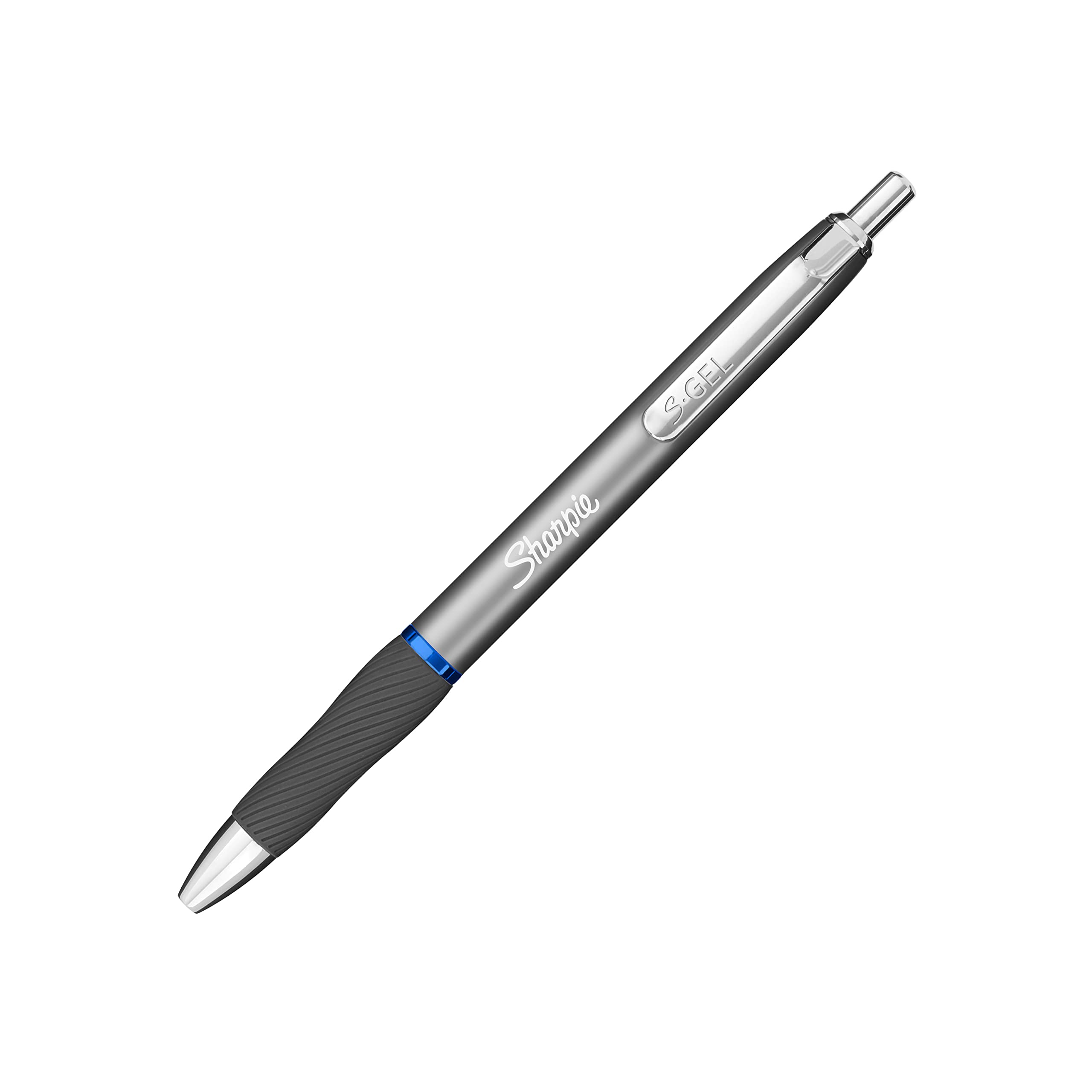 Foto 5 pulgar | Bolígrafos De Gel Sharpie S-gel Sleek Con Forma De Barril De Metal, Tinta Azul, 12 Unidades - Venta Internacional.