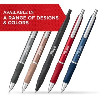 Foto 2 | Bolígrafos De Gel Sharpie S-gel Sleek Con Barril De Metal, Tinta Negra, 12 Unidades - Venta Internacional.