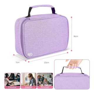 Foto 2 | Estuche Para Lápices 72 Ranuras Eo Safe Imports Esi-19509 Violeta