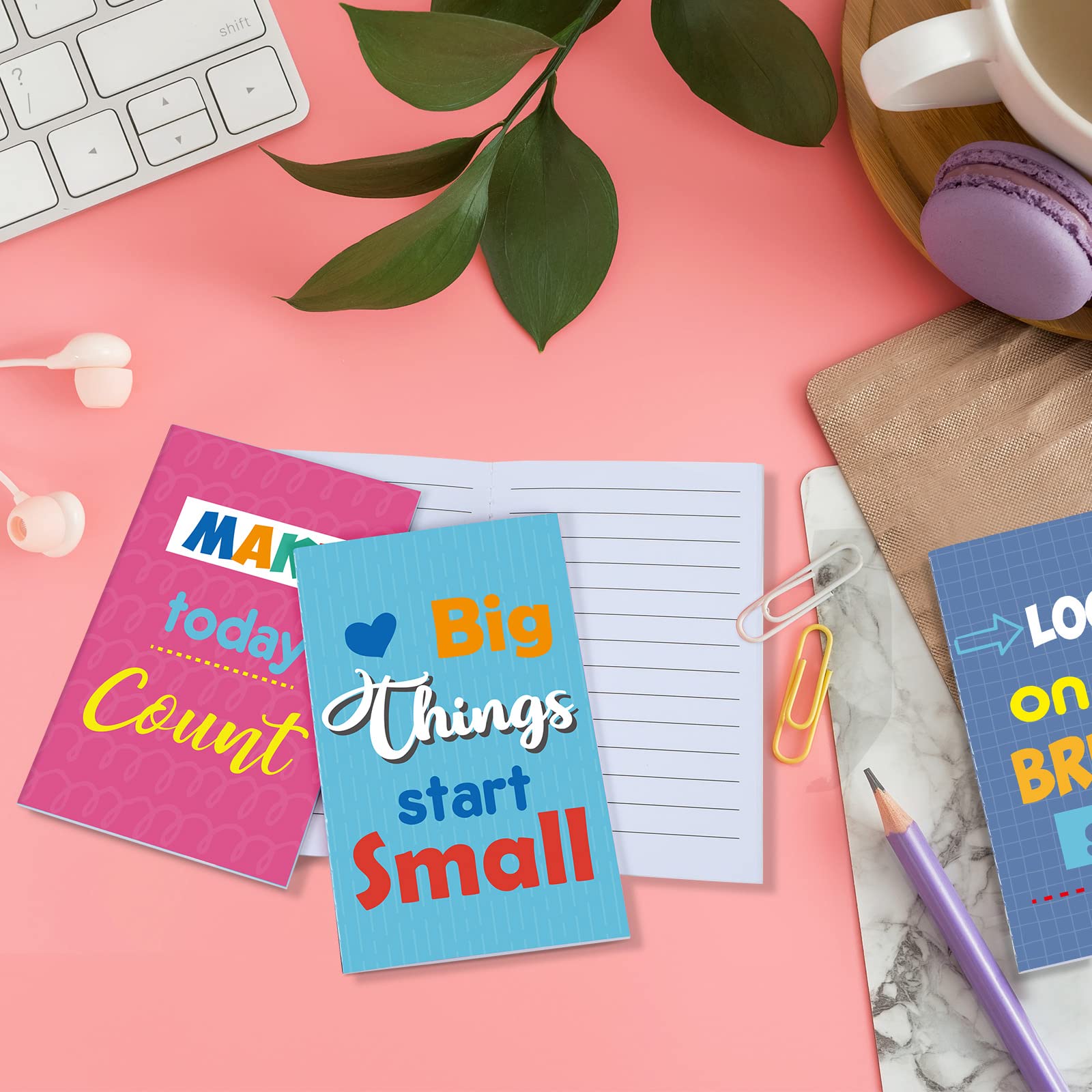 Foto 5 | Minicuadernos Coloridos Zonon, 24 Unidades, Regalos A Granel, 8 X 12,5 Cm - Venta Internacional.