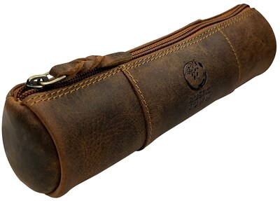 Foto 1 | Estuche Para Lápices Rustic Town De Piel De Plena Flor, Color Marrón - Venta Internacional.