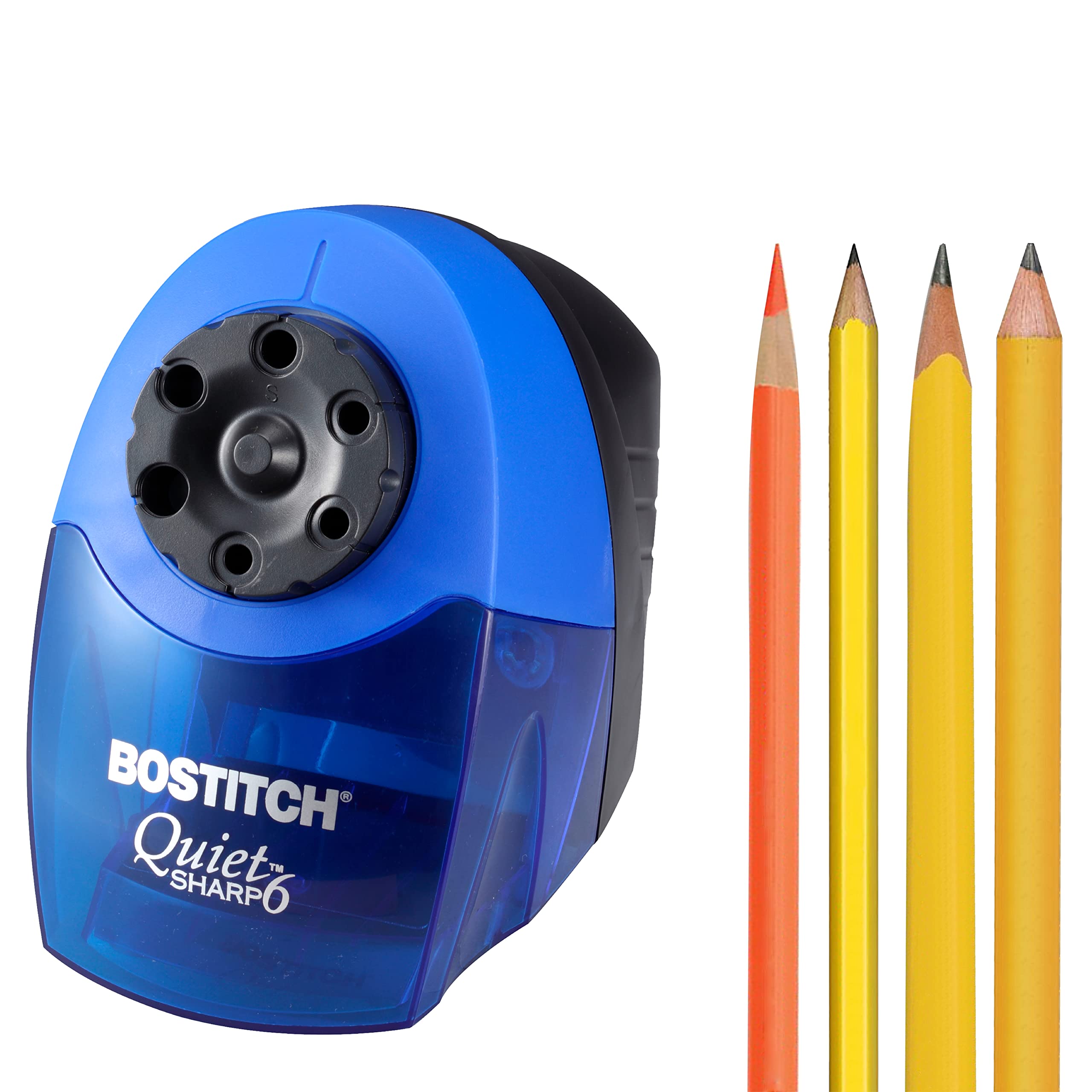 Sacapuntas Eléctrico Bostitch Office Quietsharp 6 Azul - Venta Internacional.