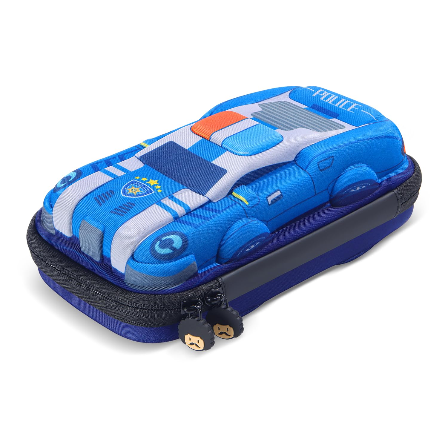 Foto 2 pulgar | Estuche Para Lápices Rockpapa De Gran Capacidad Para Coche De Policía Para Niños, Color Azul - Venta Internacional.