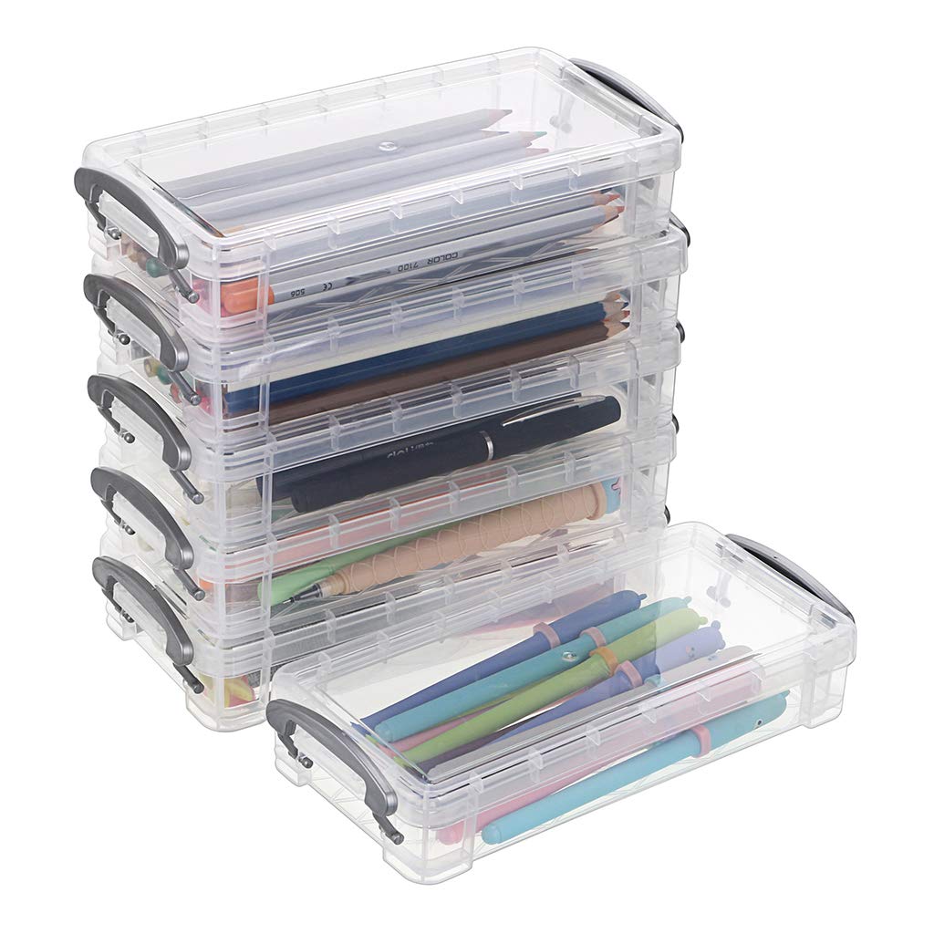 Foto 1 | Caja De Lápices Btsky De Plástico Transparente De Gran Capacidad (paquete De 6) - Venta Internacional.