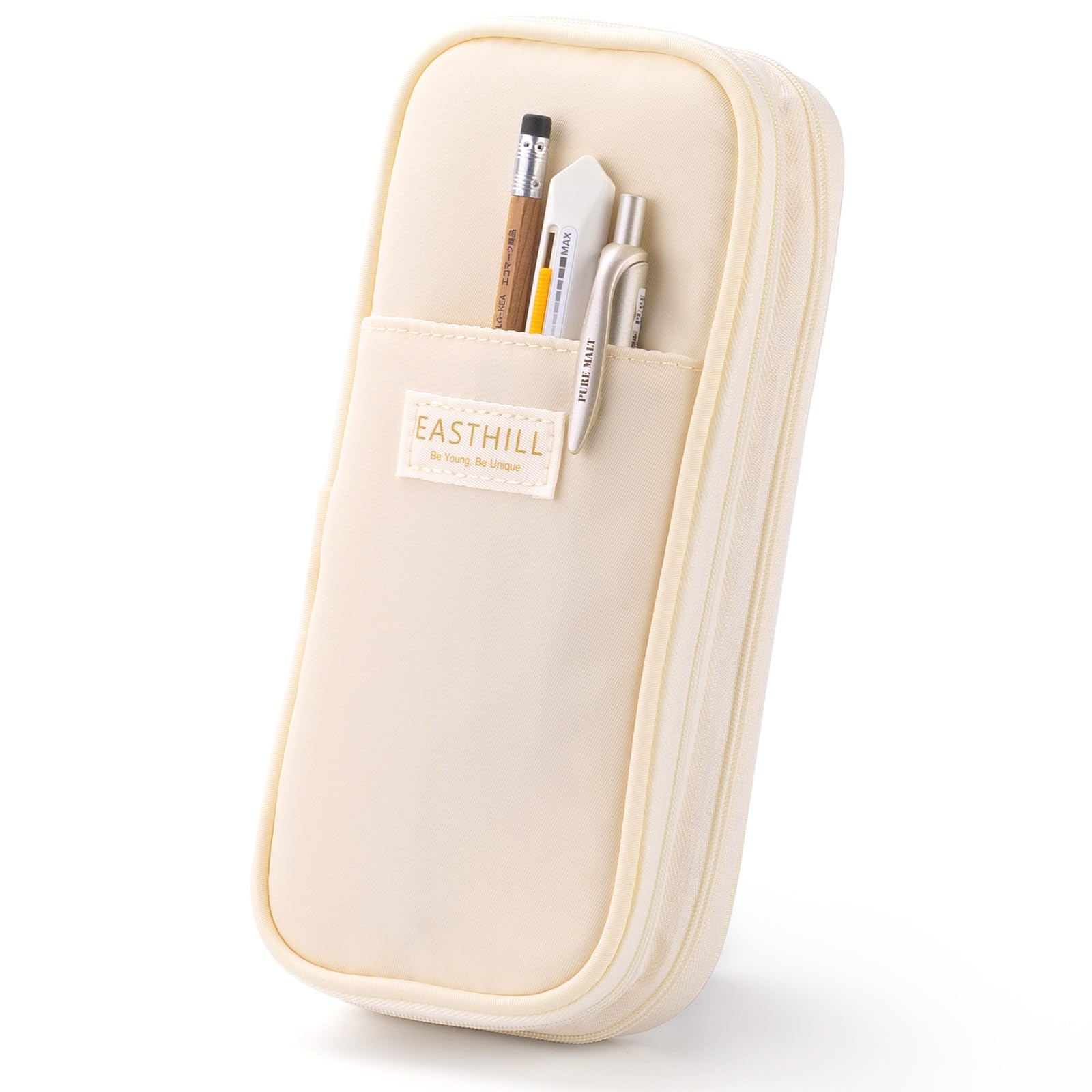 Foto 2 pulgar | Estuche Para Lápices Easthill De Gran Capacidad Para Niñas Adolescentes, Color Crema - Venta Internacional.