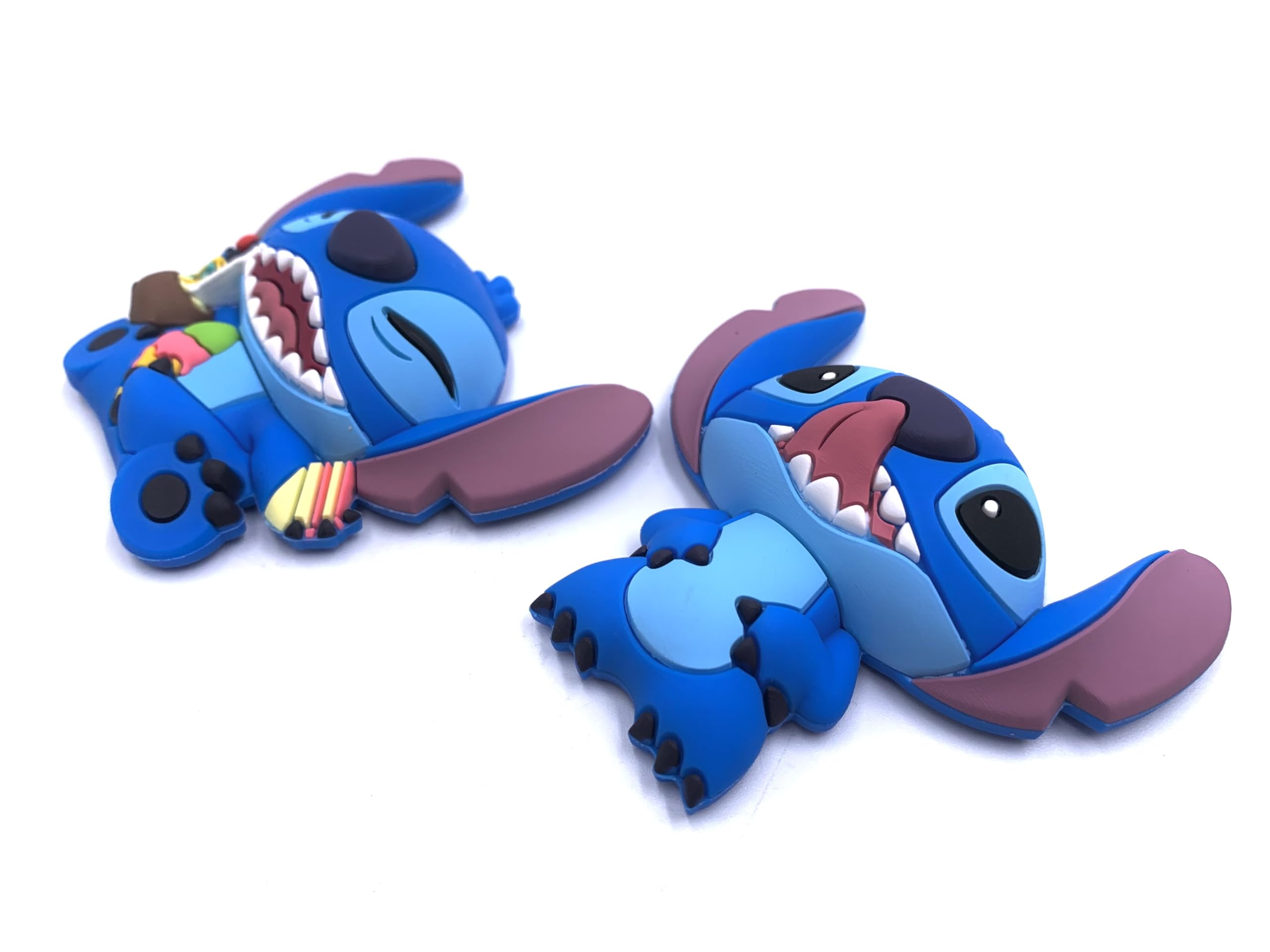 Foto 5 pulgar | Set De Imanes Con Monograma De Disney Stitch Con Lengüeta Y Comida - Venta Internacional.