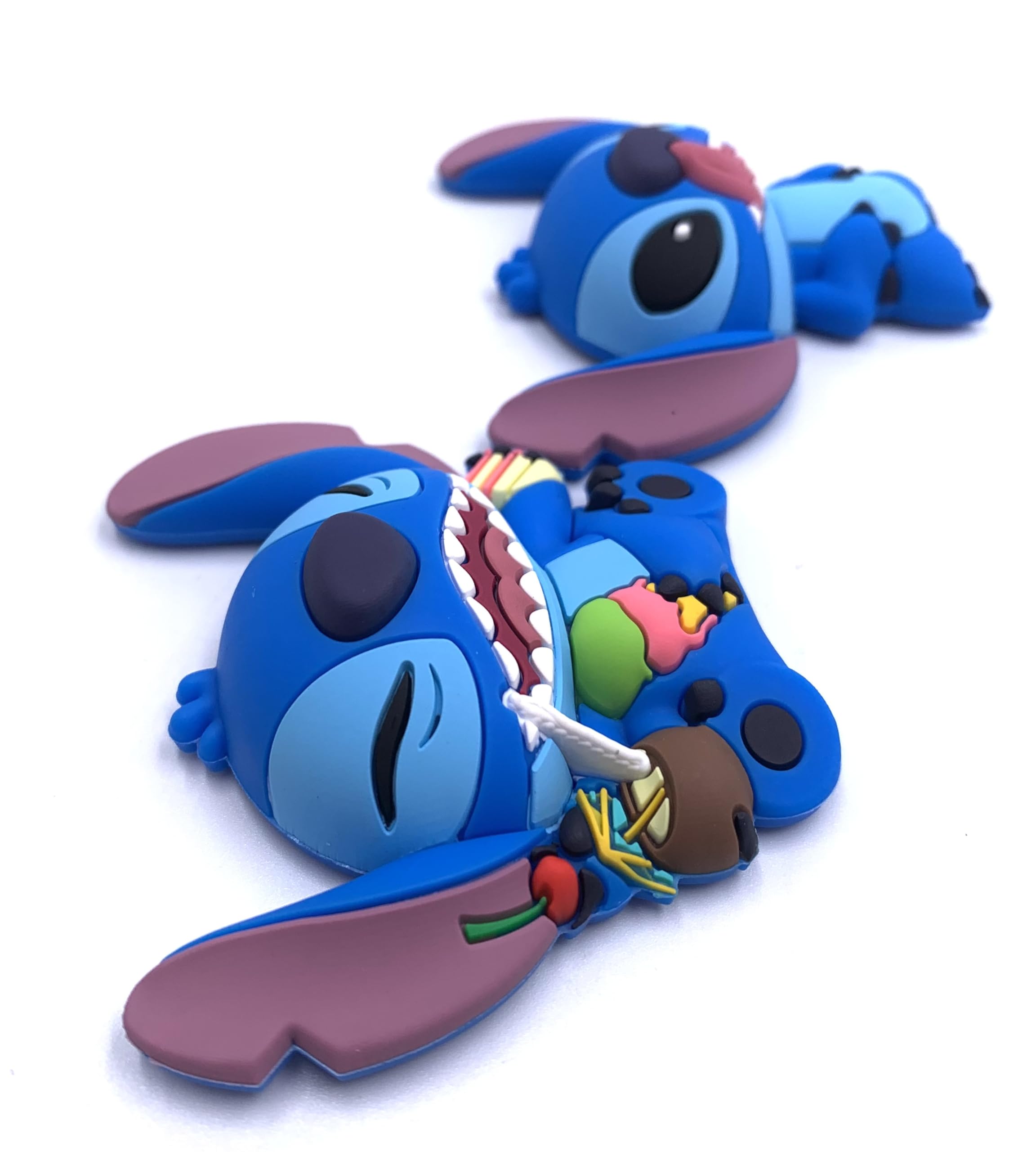 Foto 6 pulgar | Set De Imanes Con Monograma De Disney Stitch Con Lengüeta Y Comida - Venta Internacional.