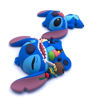 Foto 5 | Set De Imanes Con Monograma De Disney Stitch Con Lengüeta Y Comida - Venta Internacional.