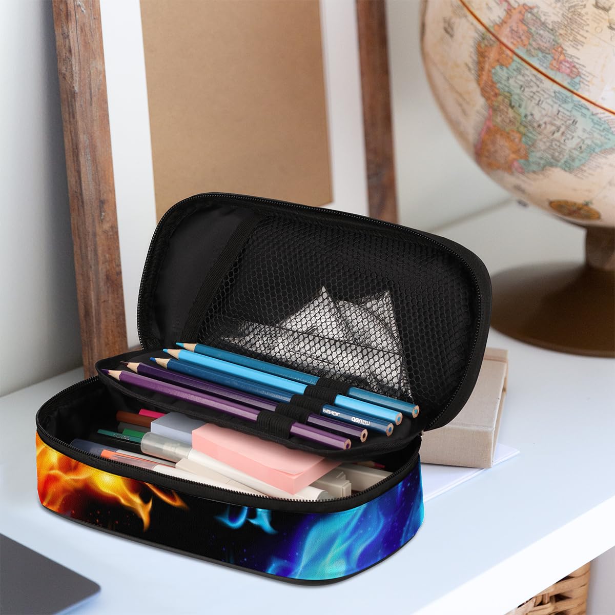 Foto 5 | Estuche Para Lápices Pardick Flame Dragon De Gran Capacidad Para Niños - Venta Internacional.