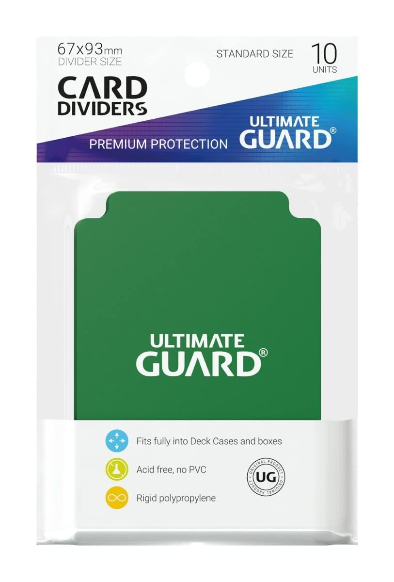 Foto 3 pulgar | Separador De Cartas Ultimate Guard Ultimate Guard (paquete De 10), Verde - Venta Internacional.