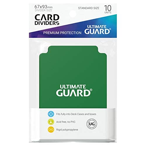Foto 5 pulgar | Separador De Cartas Ultimate Guard Ultimate Guard (paquete De 10), Verde - Venta Internacional.