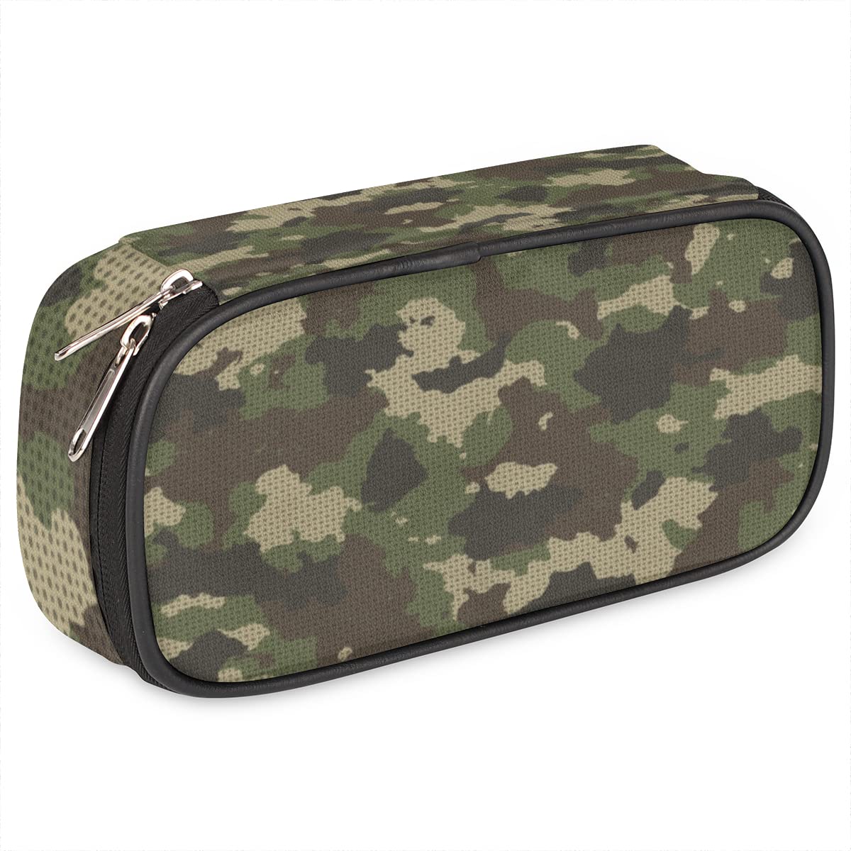 Estuche Para Lápices Pardick Green Camouflage De Gran Capacidad Para Todas Las Edades - Venta Internacional.