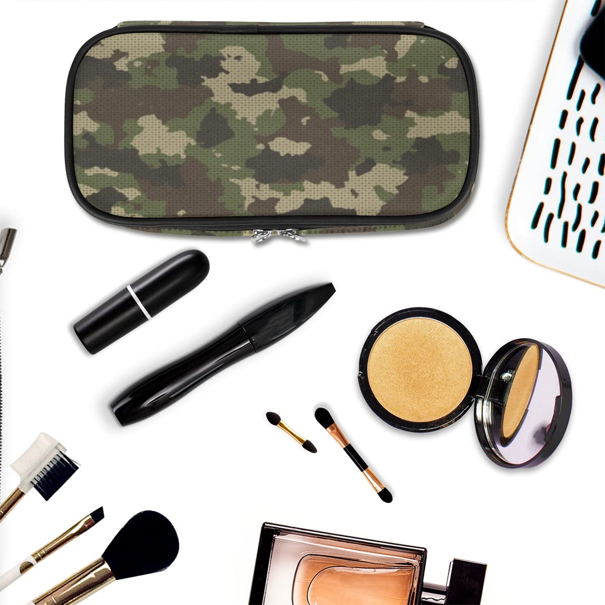 Foto 8 pulgar | Estuche Para Lápices Pardick Green Camouflage De Gran Capacidad Para Todas Las Edades - Venta Internacional.