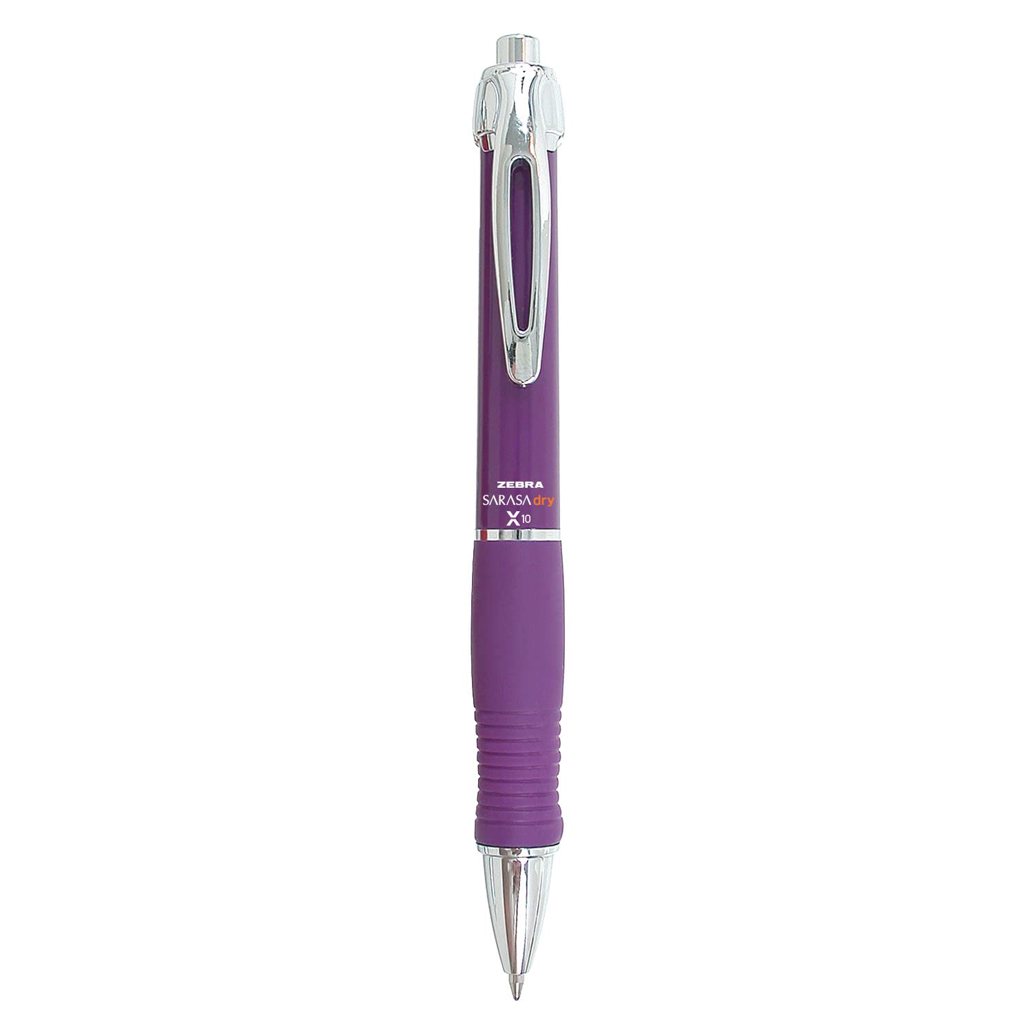 Foto 2 | Bolígrafo De Gel Zebra Pen Gr8 Retráctil De 0,7 Mm, Color Violeta Medio, Paquete De 12 - Venta Internacional.