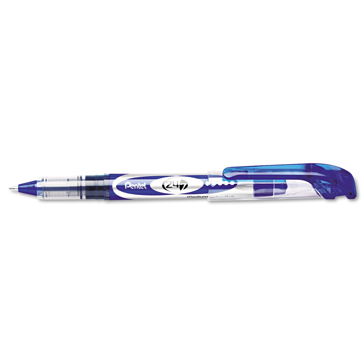 Bolígrafo Pentel 24/7 Bld97-c, Tinta Azul Mediana, 12 Unidades - Venta Internacional.