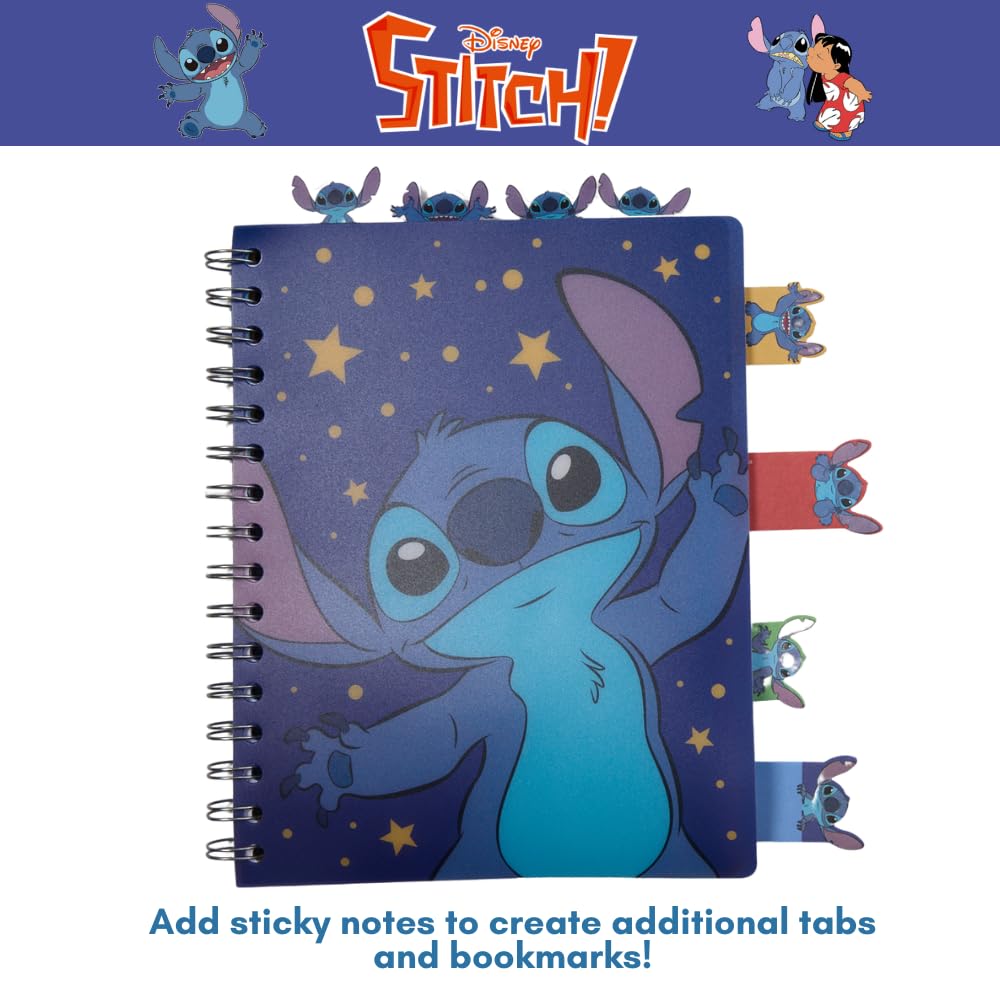 Foto 7 pulgar | Set De Cuadernos Con Diseños Innovadores Disney Stitch Tab Journal - Venta Internacional.