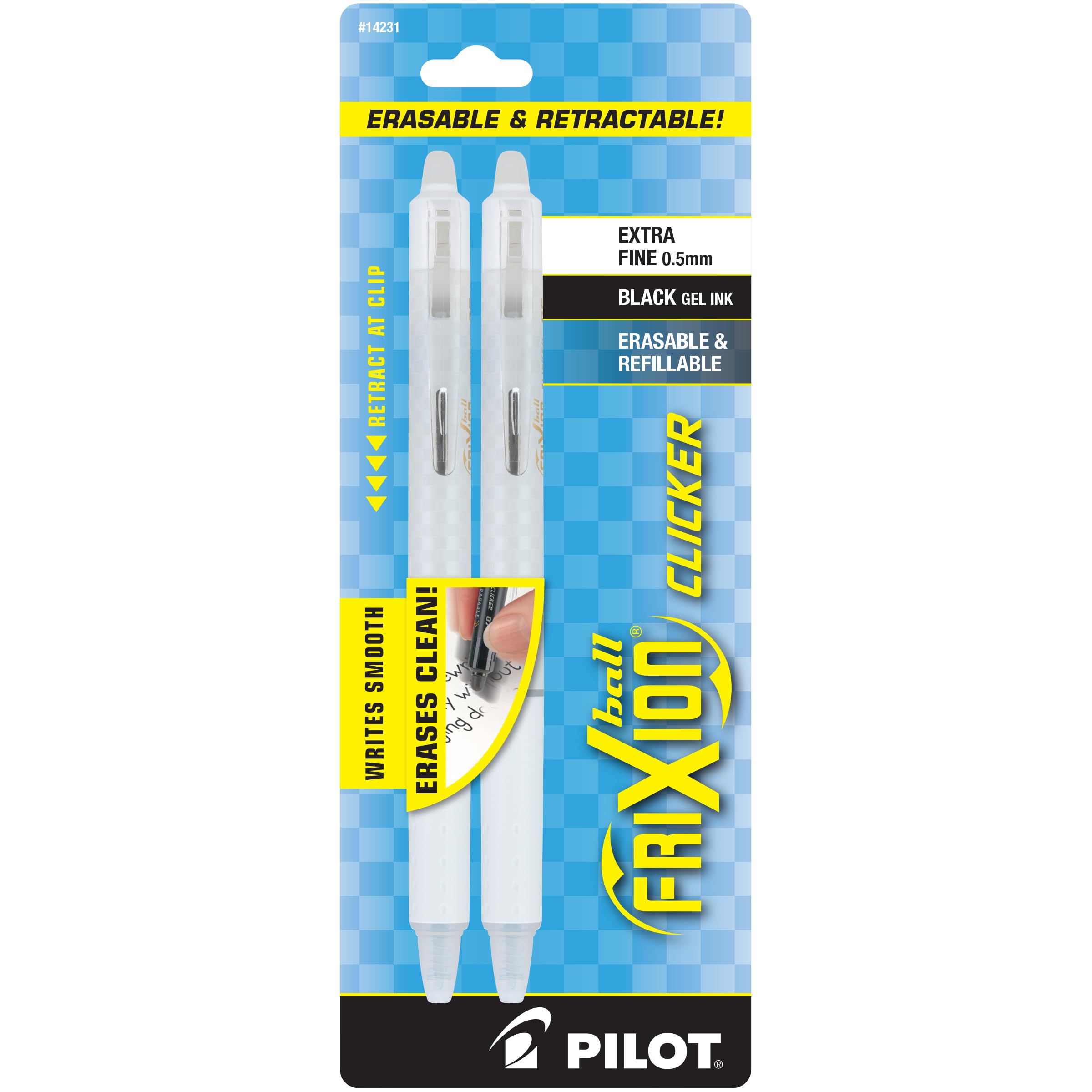 Bolígrafo Pilot Frixion Ball Clicker De Tinta De Gel Retráctil De 0,5 Mm - Venta Internacional.