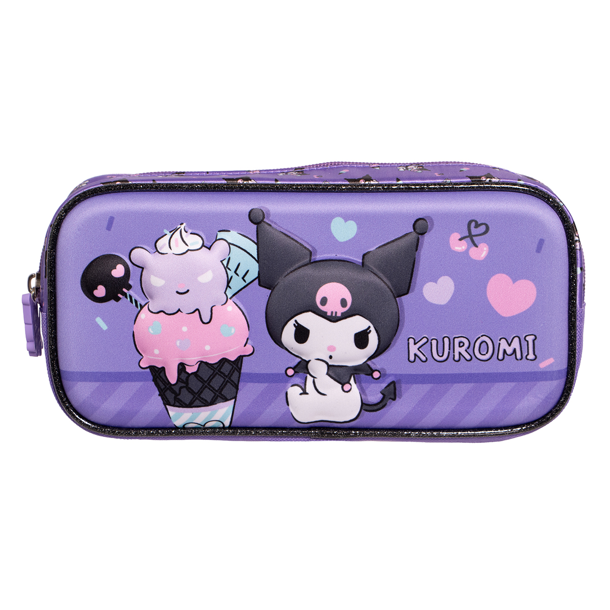 Lapicera Sencilla  Infantil Sanrio Kuromi 3d