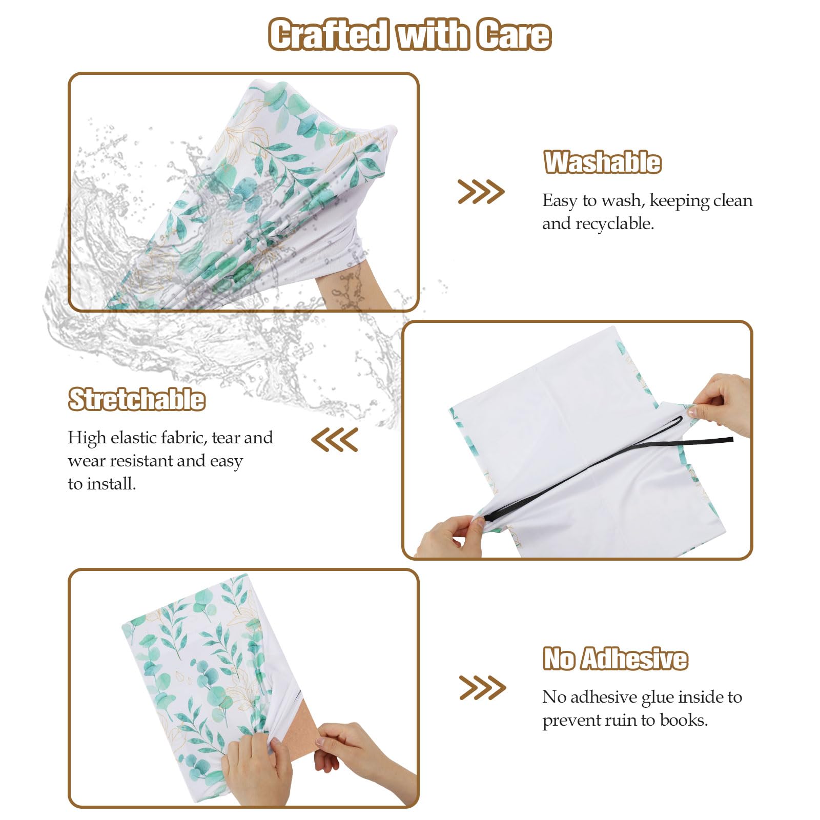 Foto 4 | Funda De Libro Moko, Estirable Y Reutilizable, Para Libros De 9 X 11 Pulgadas - Venta Internacional.