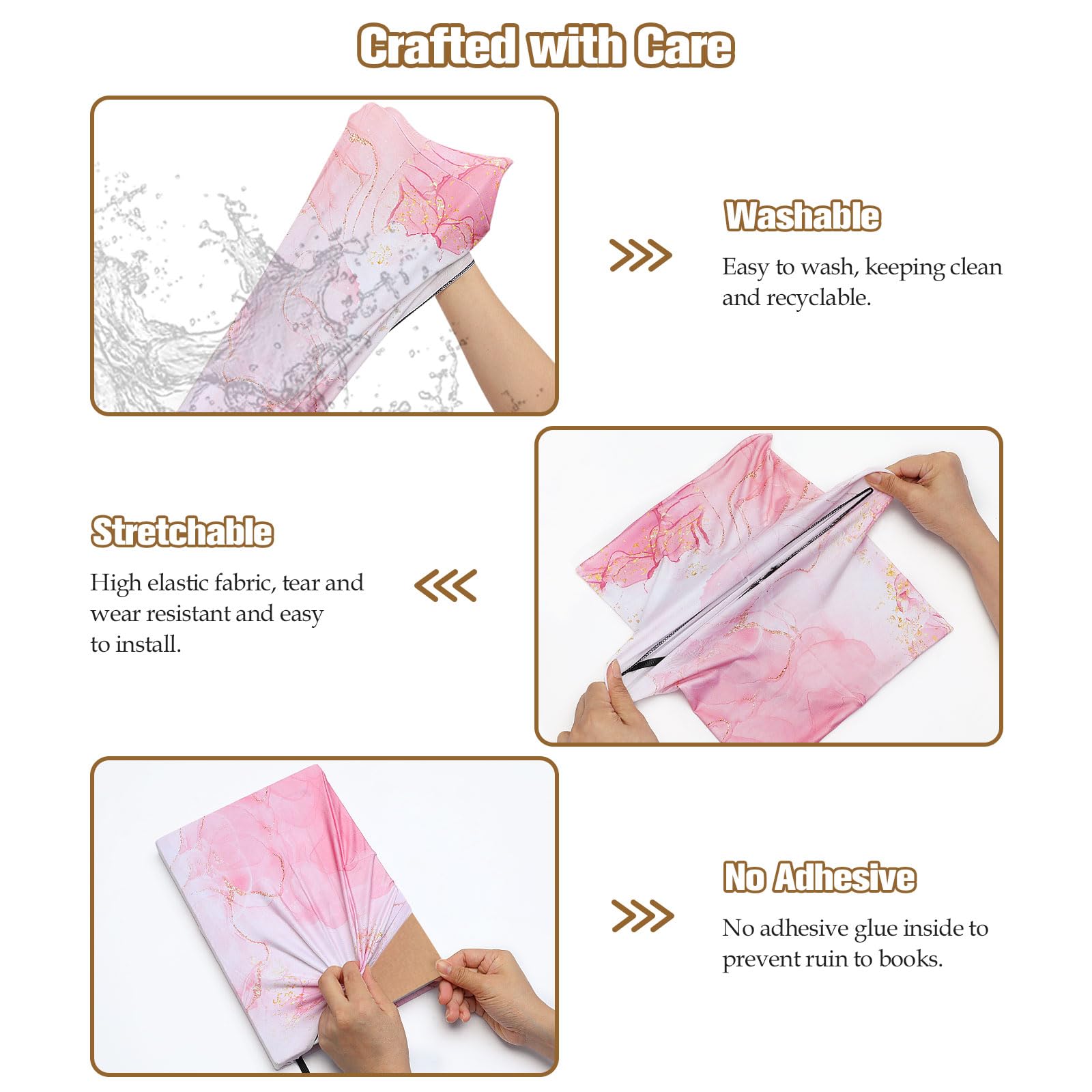 Foto 5 pulgar | Funda De Libro Moko, Estirable Y Reutilizable, Para Libros De 9 X 11 Pulgadas - Venta Internacional.
