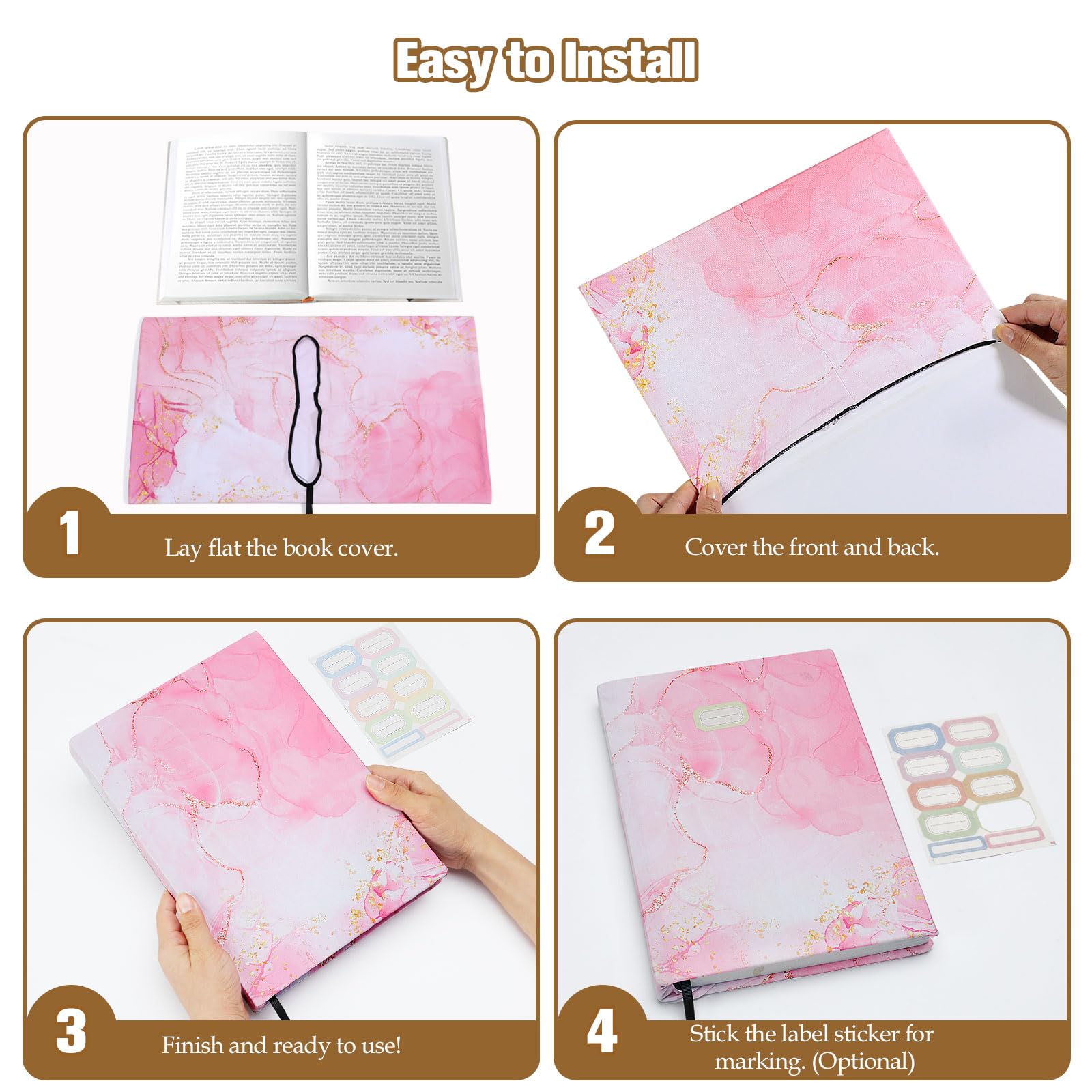 Foto 5 | Funda De Libro Moko, Estirable Y Reutilizable, Para Libros De 9 X 11 Pulgadas - Venta Internacional.