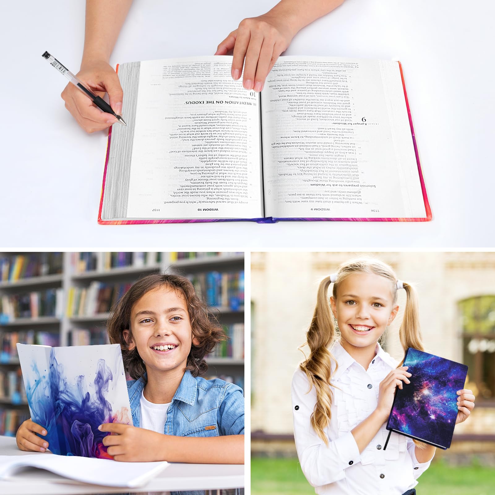 Foto 7 | Cubierta De Libro Moko Stretchable Jumbo De 9 X 11 Pulgadas Para Libros De Tapa Dura - Venta Internacional.
