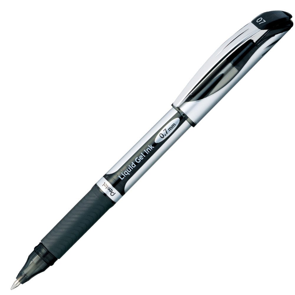 Bolígrafo Pentel Bl57-a Energel  Tinta Negra  0 7 Mm  10 Unidades - Venta Internacional.