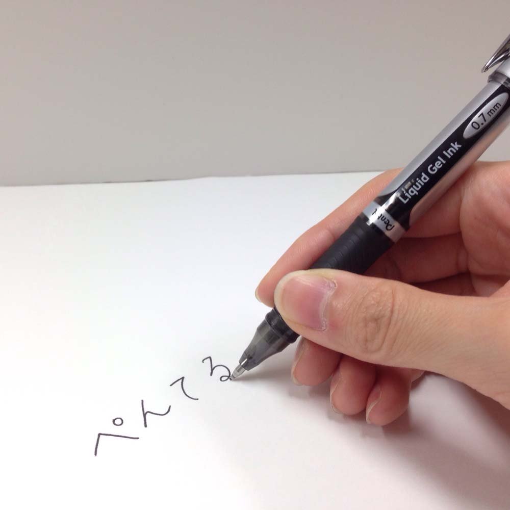 Foto 4 pulgar | Bolígrafo Pentel Bl57-a Energel  Tinta Negra  0 7 Mm  10 Unidades - Venta Internacional.