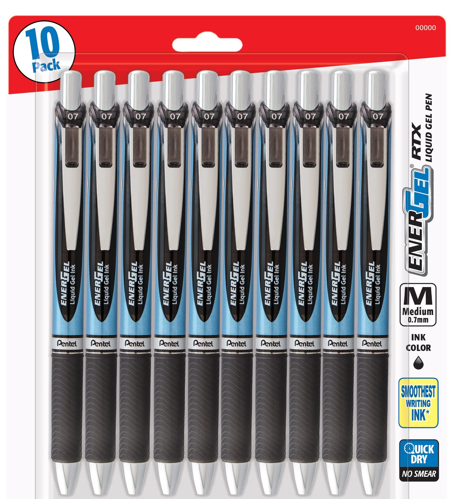 Foto 2 pulgar | Bolígrafo Pentel Energel Rtx Retráctil Con Punta De Aguja De 0 7 Mm  Tinta Negra - Venta Internacional.