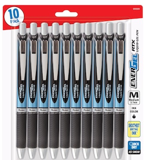 Foto 1 | Bolígrafo Pentel Energel Rtx Retráctil Con Punta De Aguja De 0 7 Mm Tinta Negra - Venta Internacional.