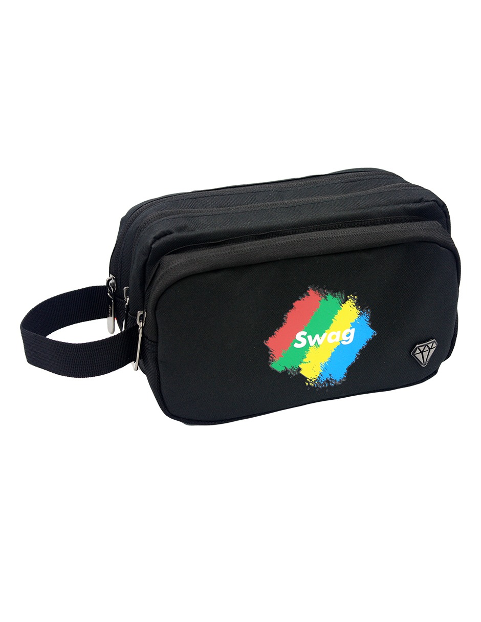 Foto 1 | Lapicera de Tres Compartimentos Swag B-305 color Negro