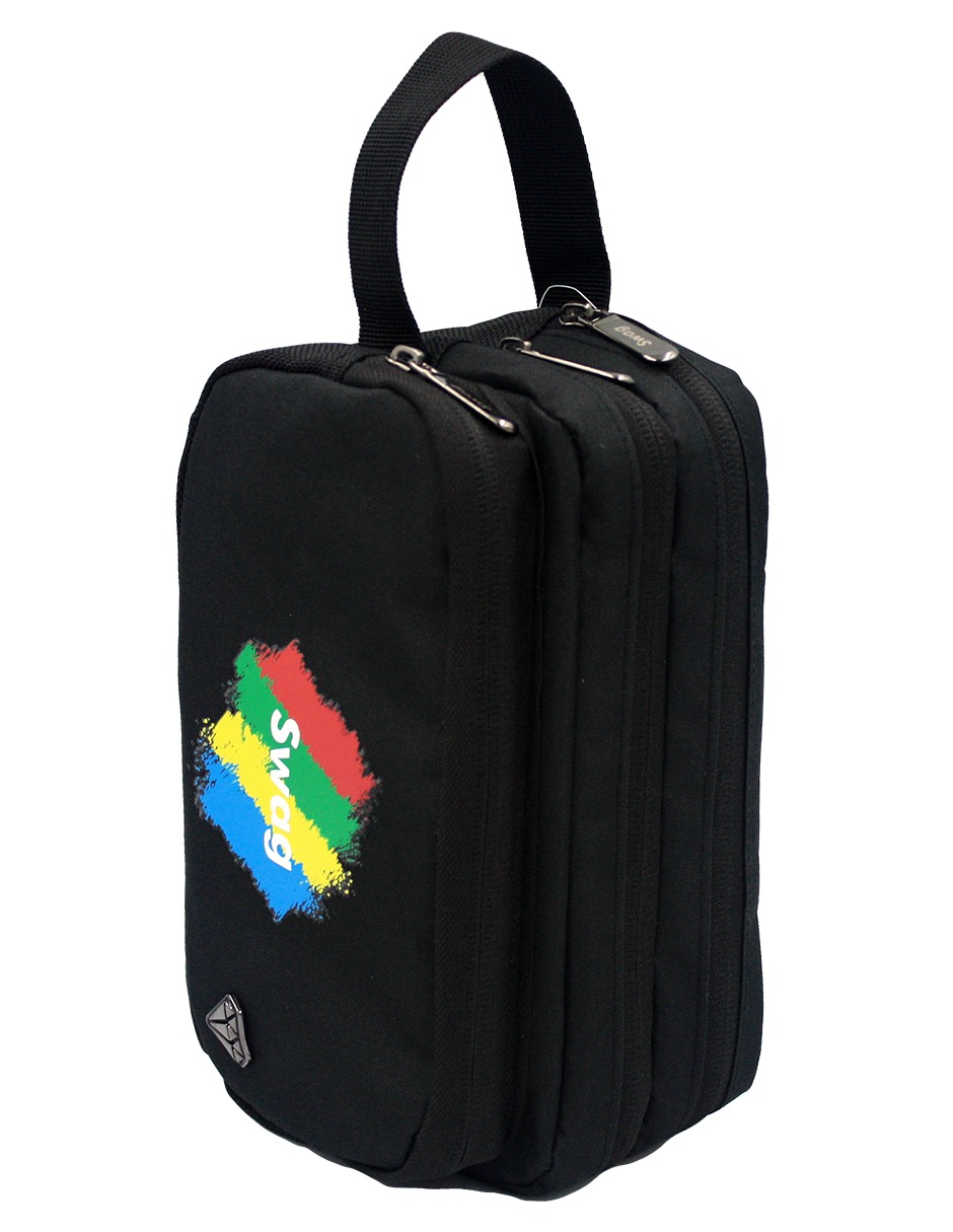 Foto 3 | Lapicera de Tres Compartimentos Swag B-305 color Negro