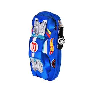 Foto 2 | Lapicera Escolar con Forma De Coche Hot Wheels Auto Azul