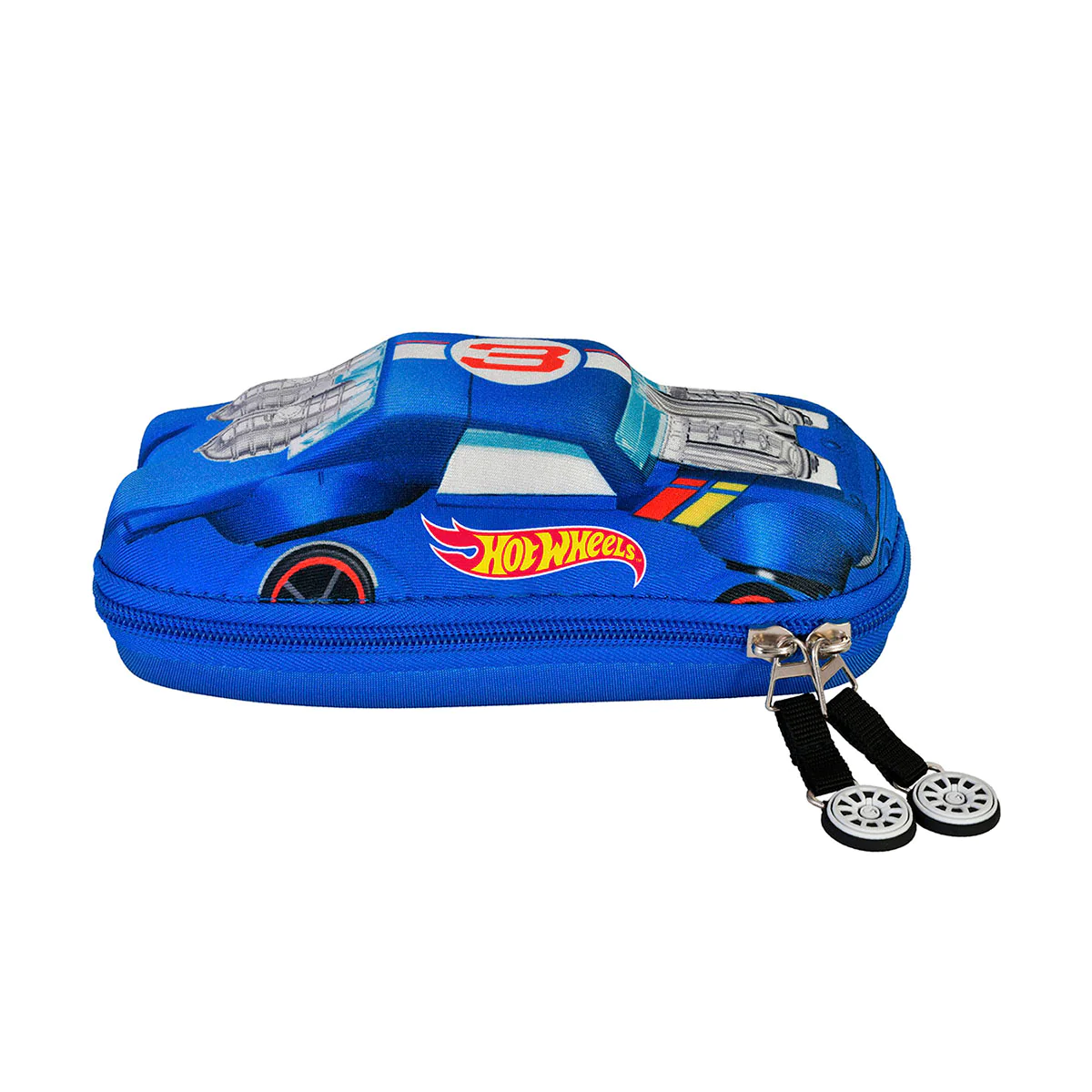 Foto 4 pulgar | Lapicera Escolar con Forma De Coche Hot Wheels Auto Azul