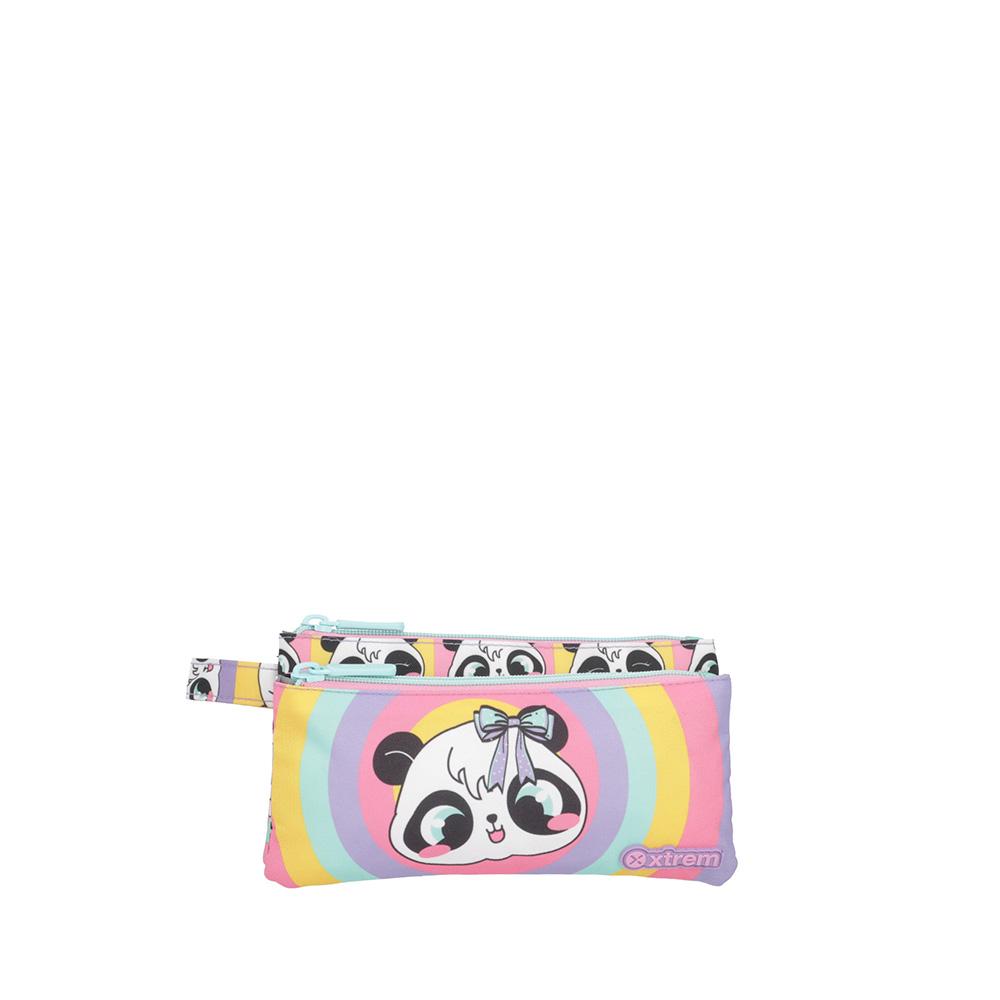 Lapicera Xtrem Trinity 4xt Multicolor Panda Rosa