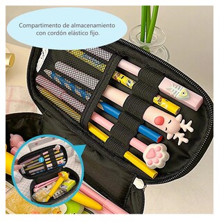 Foto 5 | Estuche Organizadora para Lapices Negra