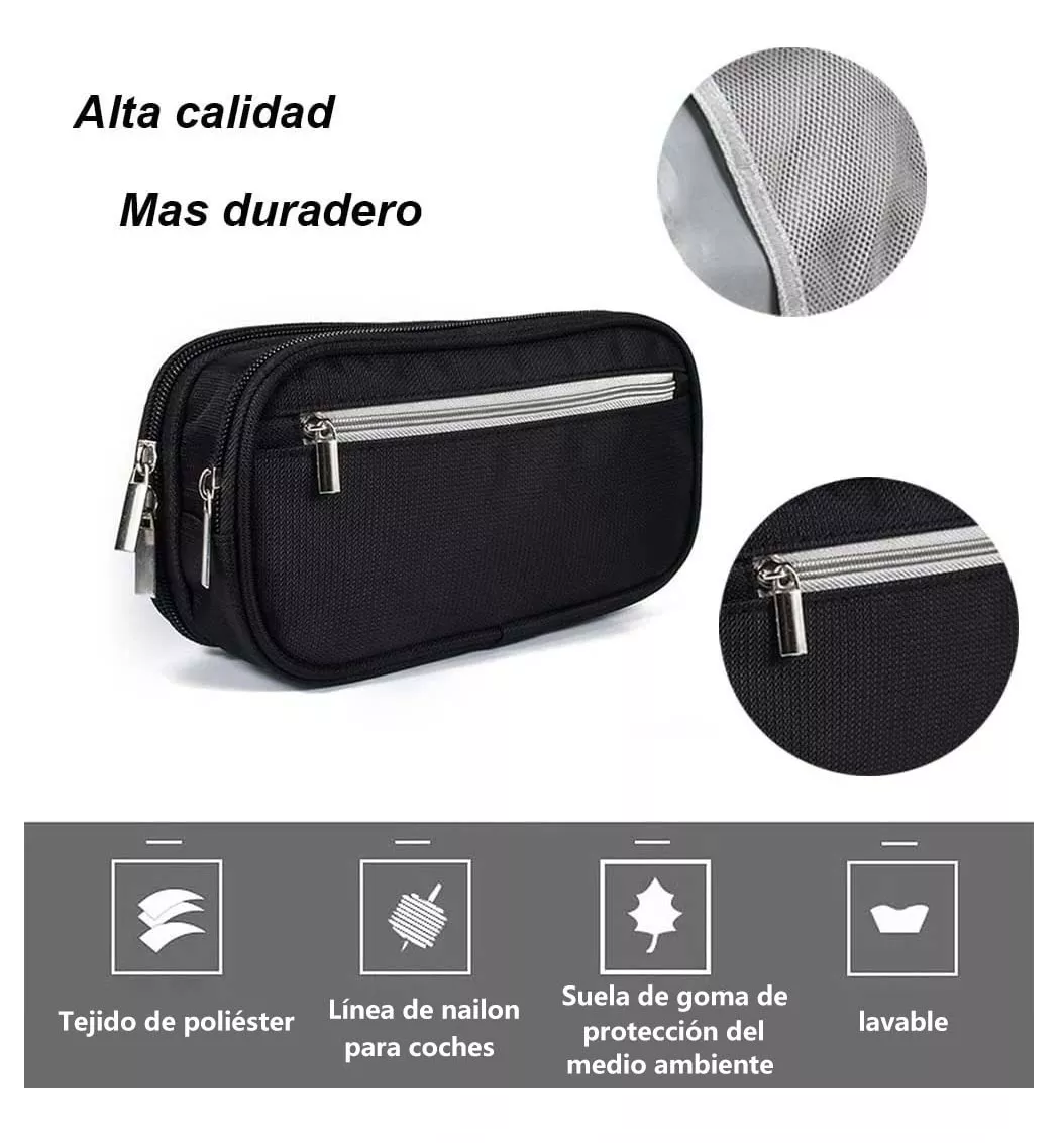 Foto 7 pulgar | Estuche para Bolígrafos de Alta Capacidad Negro